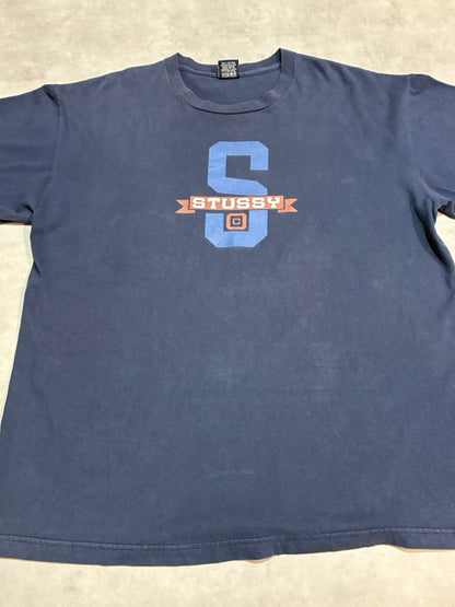 90's STUSSY「紺タグ」スケートTシャツ
