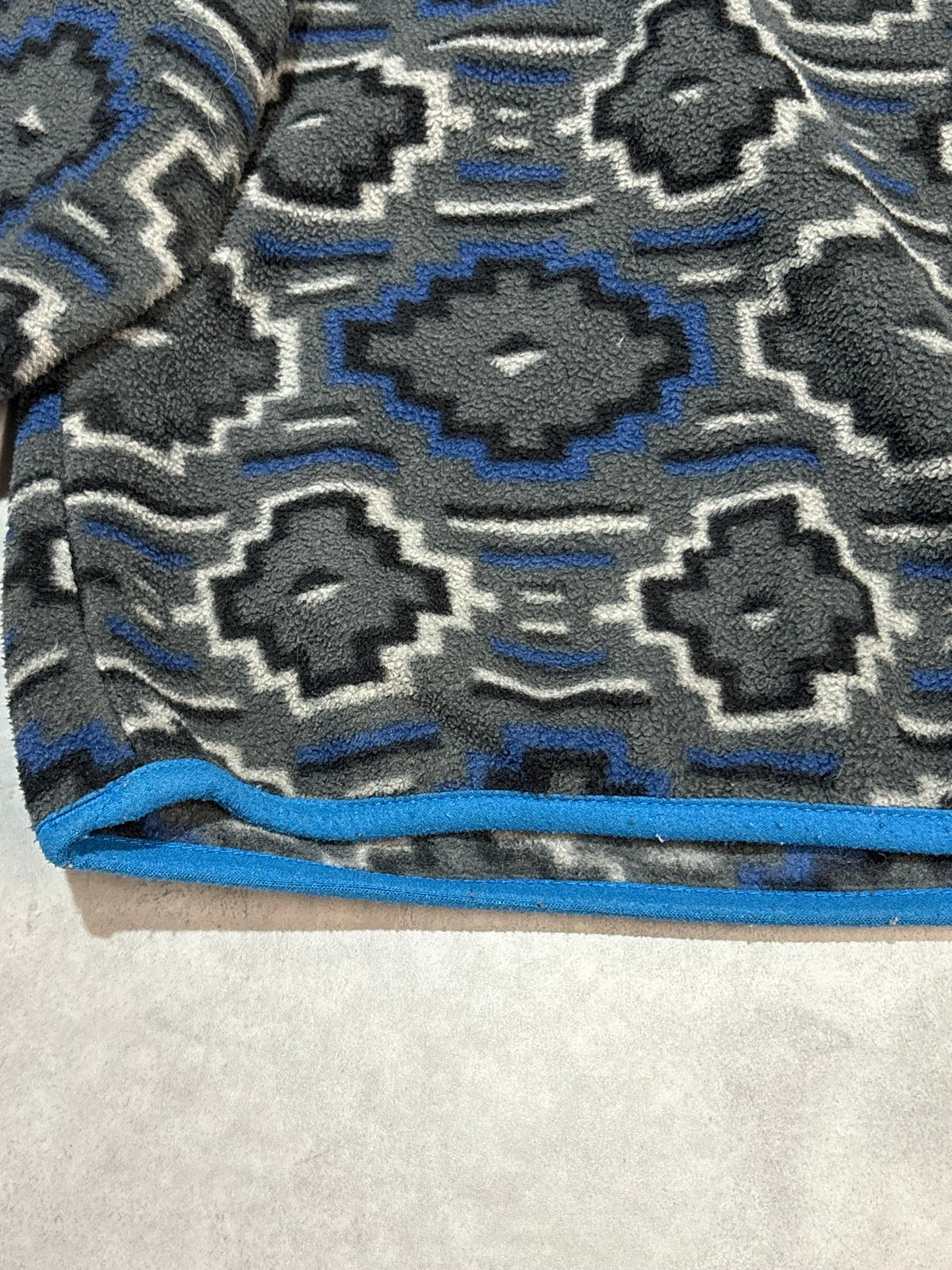 10's PATAGONIA Synchilla Snap-T「ヤナバ柄」フリースプルオーバー