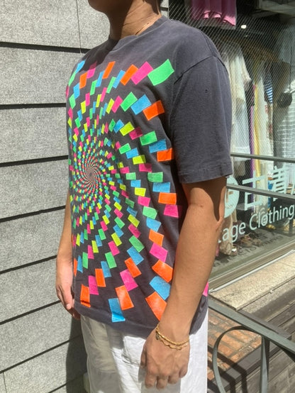 90's「WILD OATS PSYCHEDELIC」USA製 グラフィックTシャツ