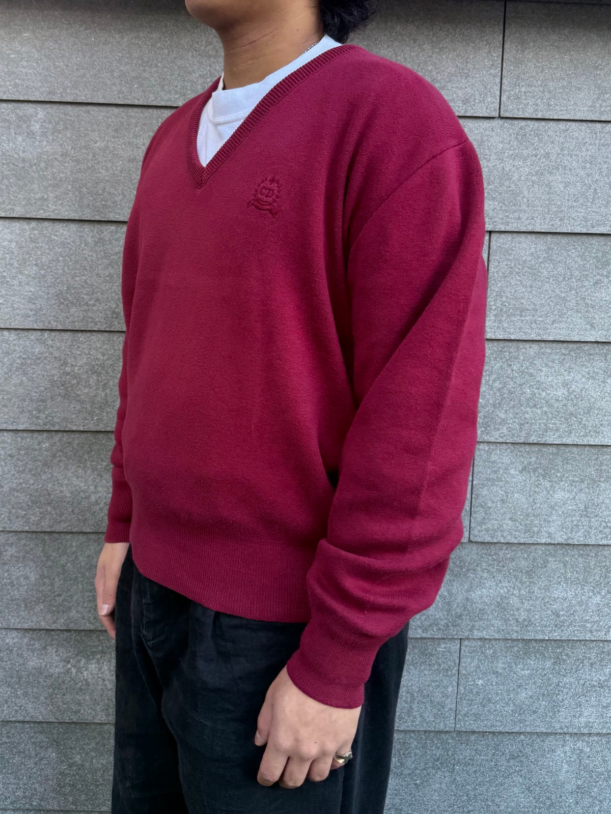 90's「Christian Dior」USA製 チルデンニット