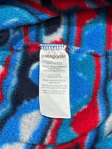 10's PATAGONIA Synchilla Snap-T「デルタ柄」フリースプルオーバー