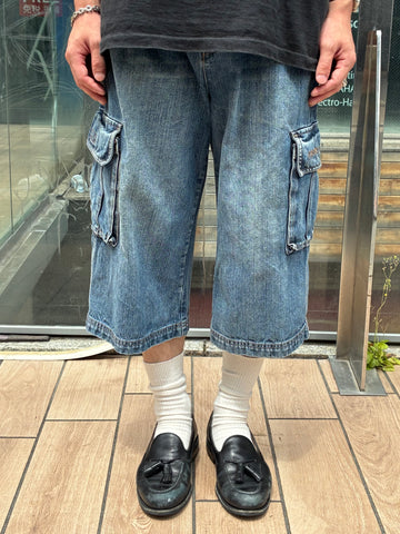 00's 「Beat wear」デニムカーゴショーツ