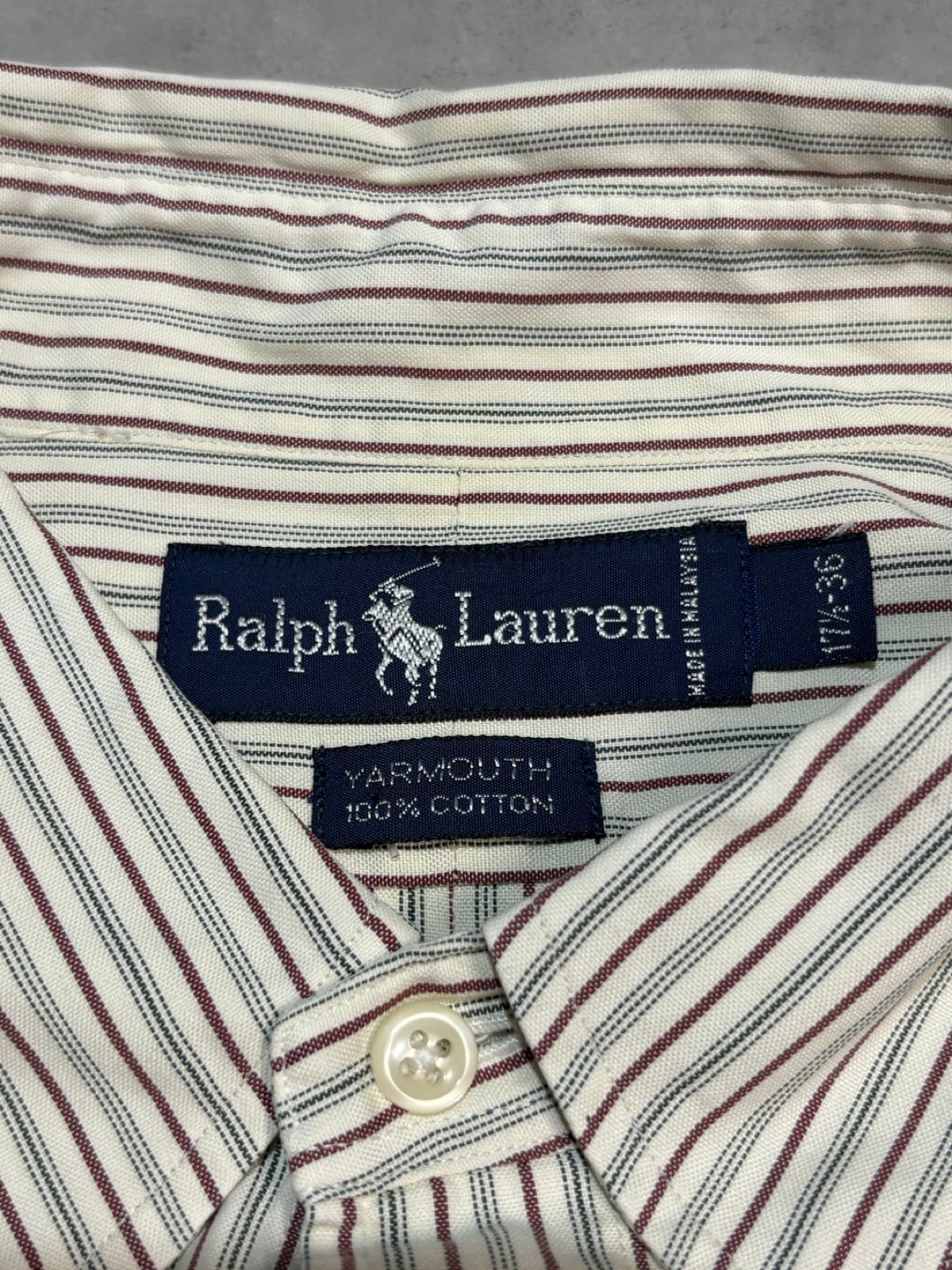 90's RALPH LAUREN「YARMOUTH」ボタンダウンシャツ