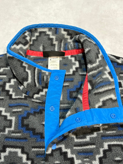 10's PATAGONIA Synchilla Snap-T「ヤナバ柄」フリースプルオーバー