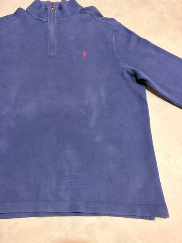 90's~00's POLO BY RALPH LAUREN「北マリアナ諸島製」ハーフジップニット