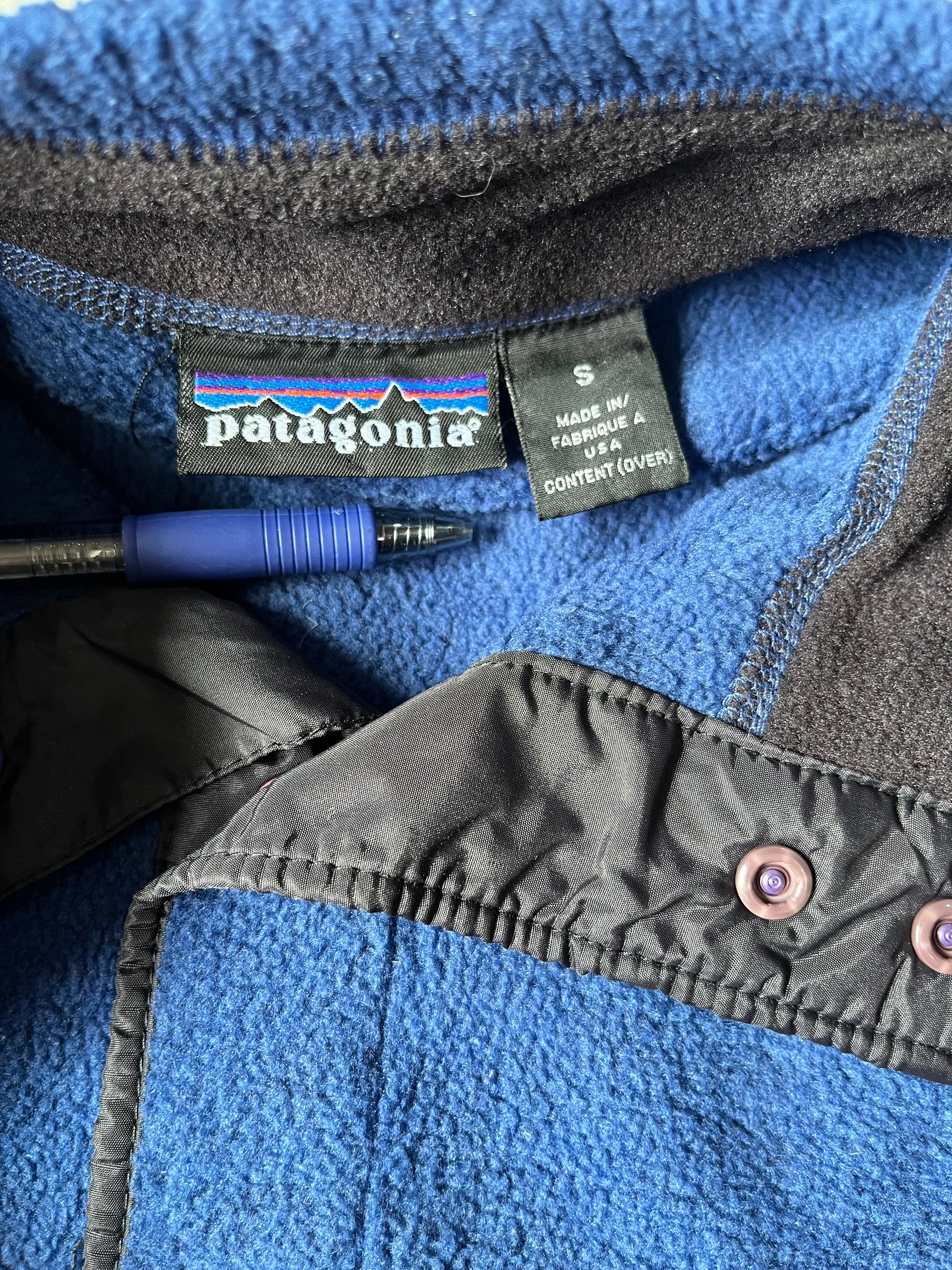 90's PATAGONIA「Synchilla Big-T」USA製 フリースジャケット
