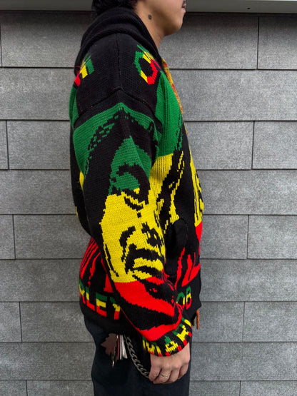 90's「Bob Marley」ジップパーカー