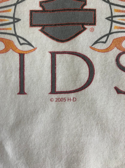 00's HARLEY DAVIDSON「Oklahoma City」ハーレーロングTシャツ