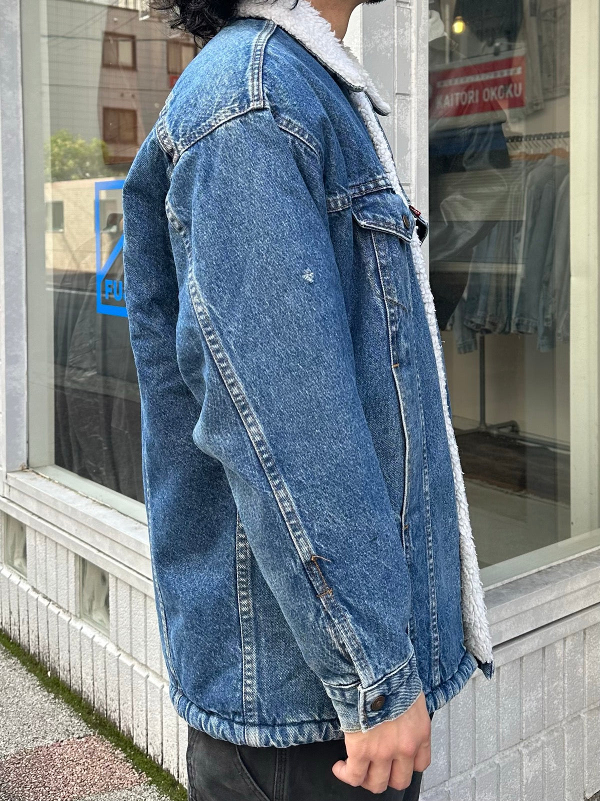 80's LEVI’S「70619-0218」USA製 デニムボアジャケット