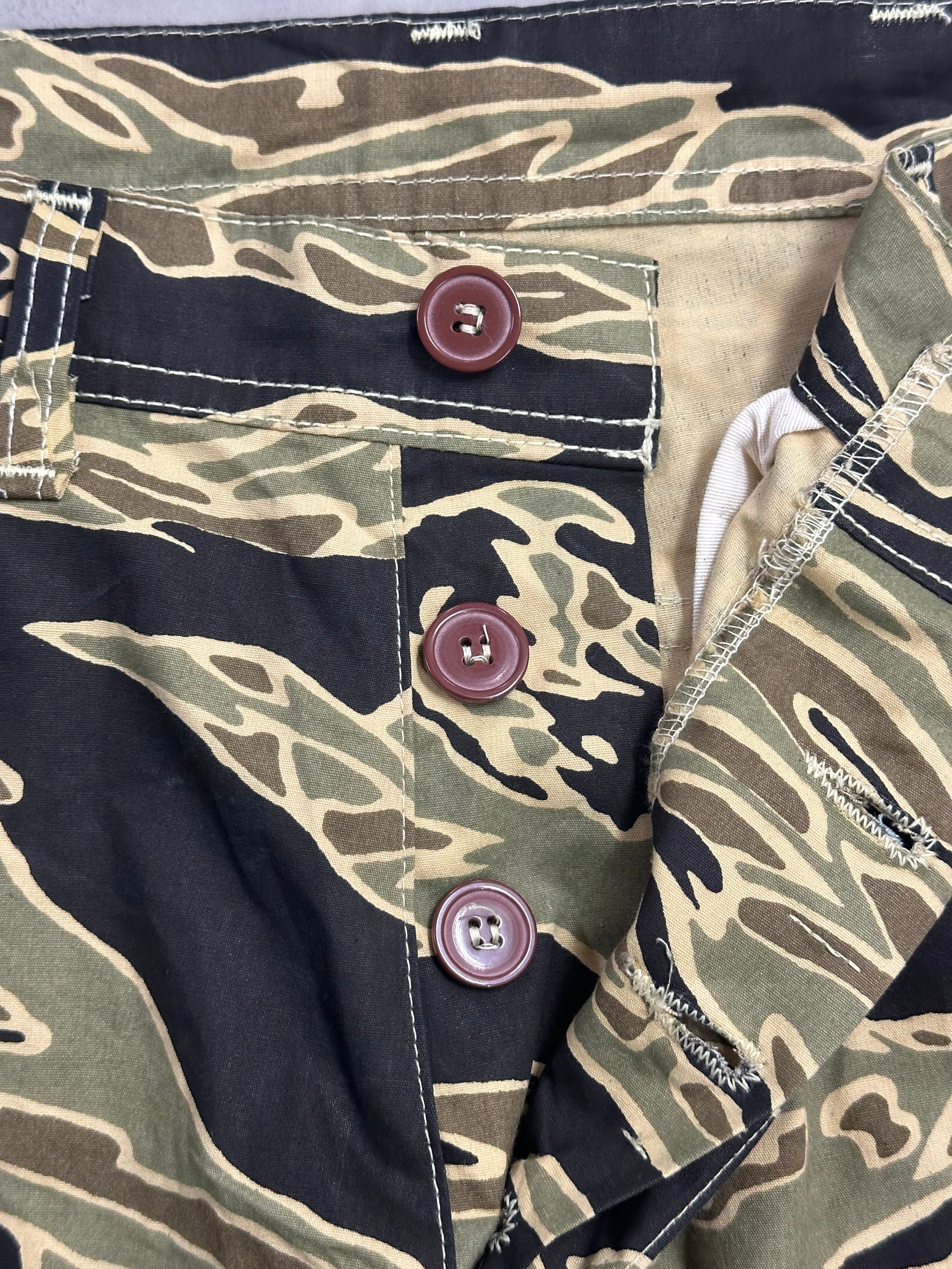 00's GOLD TIGER STRIPE TROUSER「Reissue」カーゴパンツ – FUJI STORE