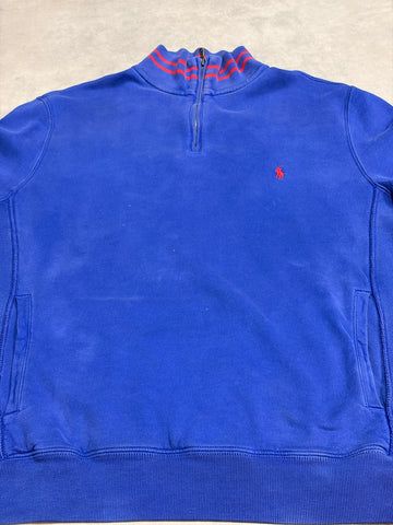 90's~00's POLO BY RALPH LAUREN ハーフジップスウェット