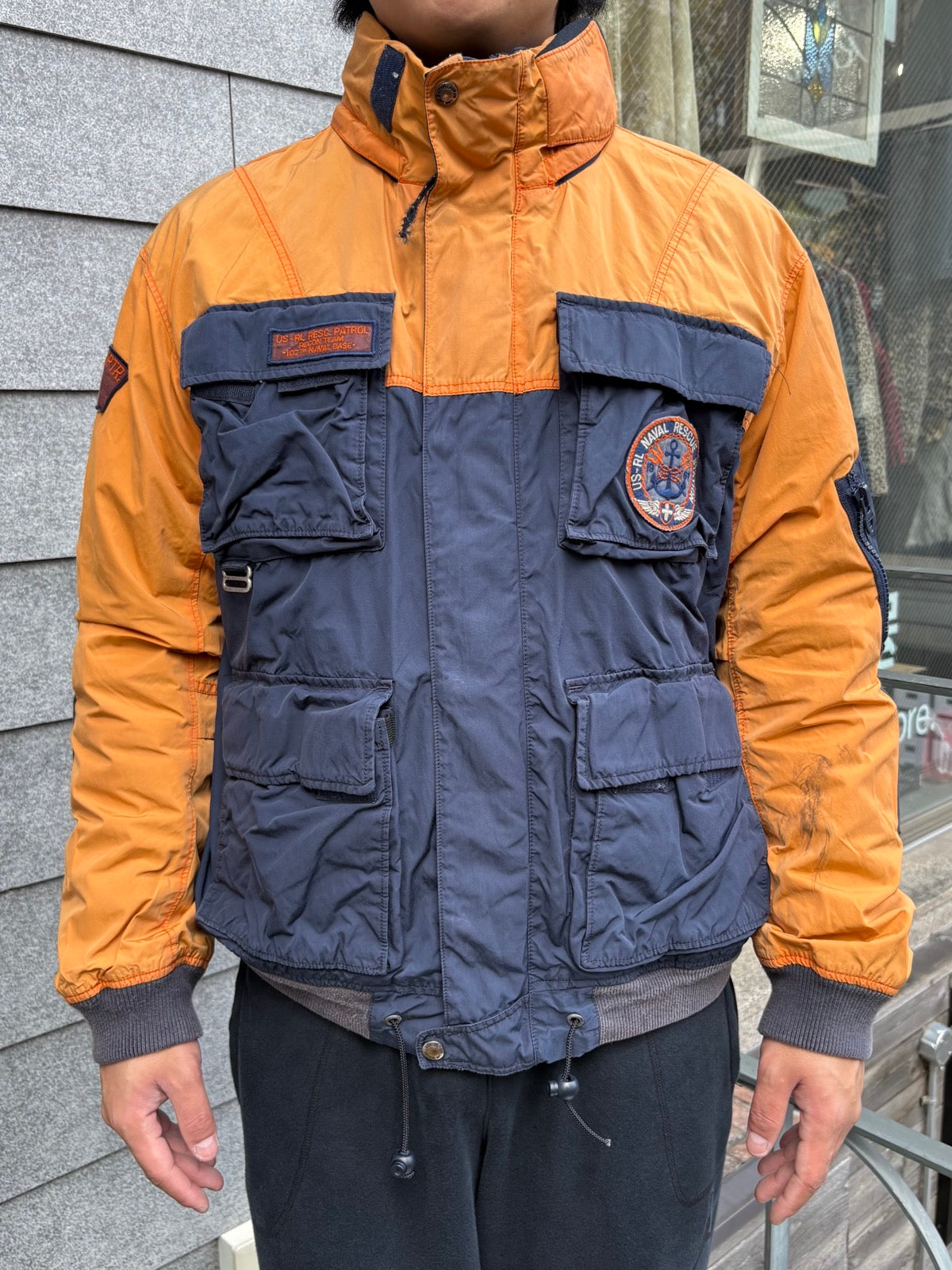 90's Polo by Ralph Lauren「Naval Rescue Patrol」ナイロンジャケット