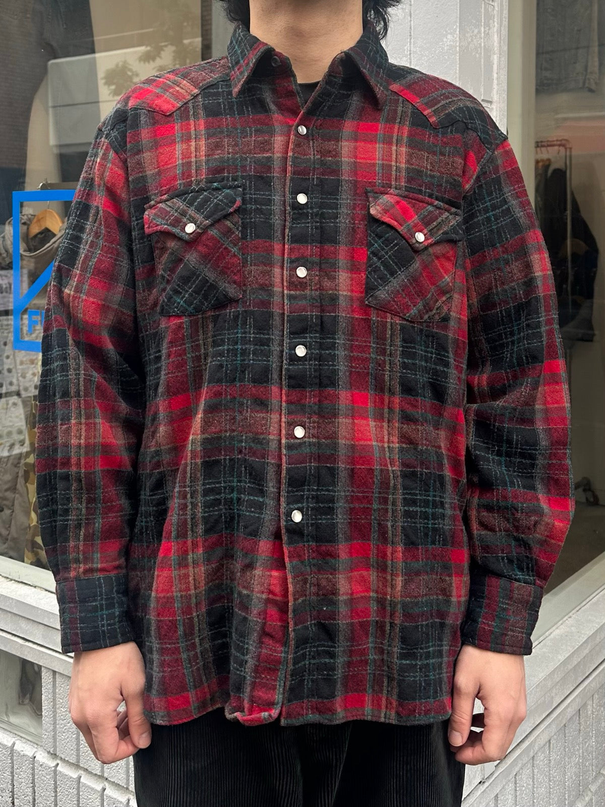 80's PENDLETON USA製 ネルシャツ