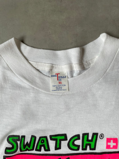 90's「Swatch World Breakdance Championship」グラフィックTシャツ