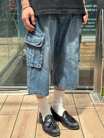 00's 「Beat wear」デニムカーゴショーツ