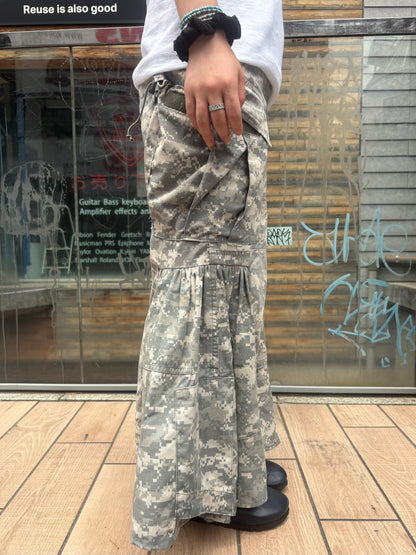 REMAKE ARMY MERMAID SKIRT