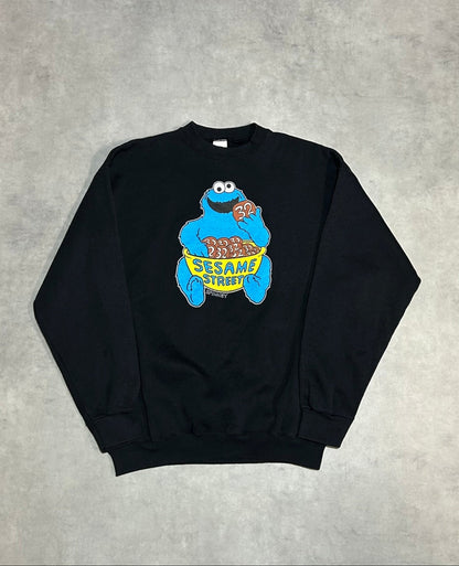 90's SESAME STREET「Cookie Monster」USA製 プリントスウェット
