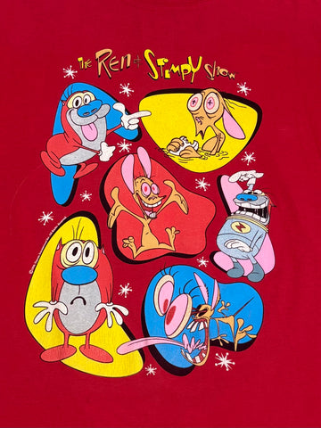 90's THE REN ＆ STIMPY SHOW キャラクターTシャツ