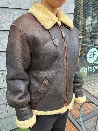 70's～80's「THE PILOT」ムートンフライトジャケット