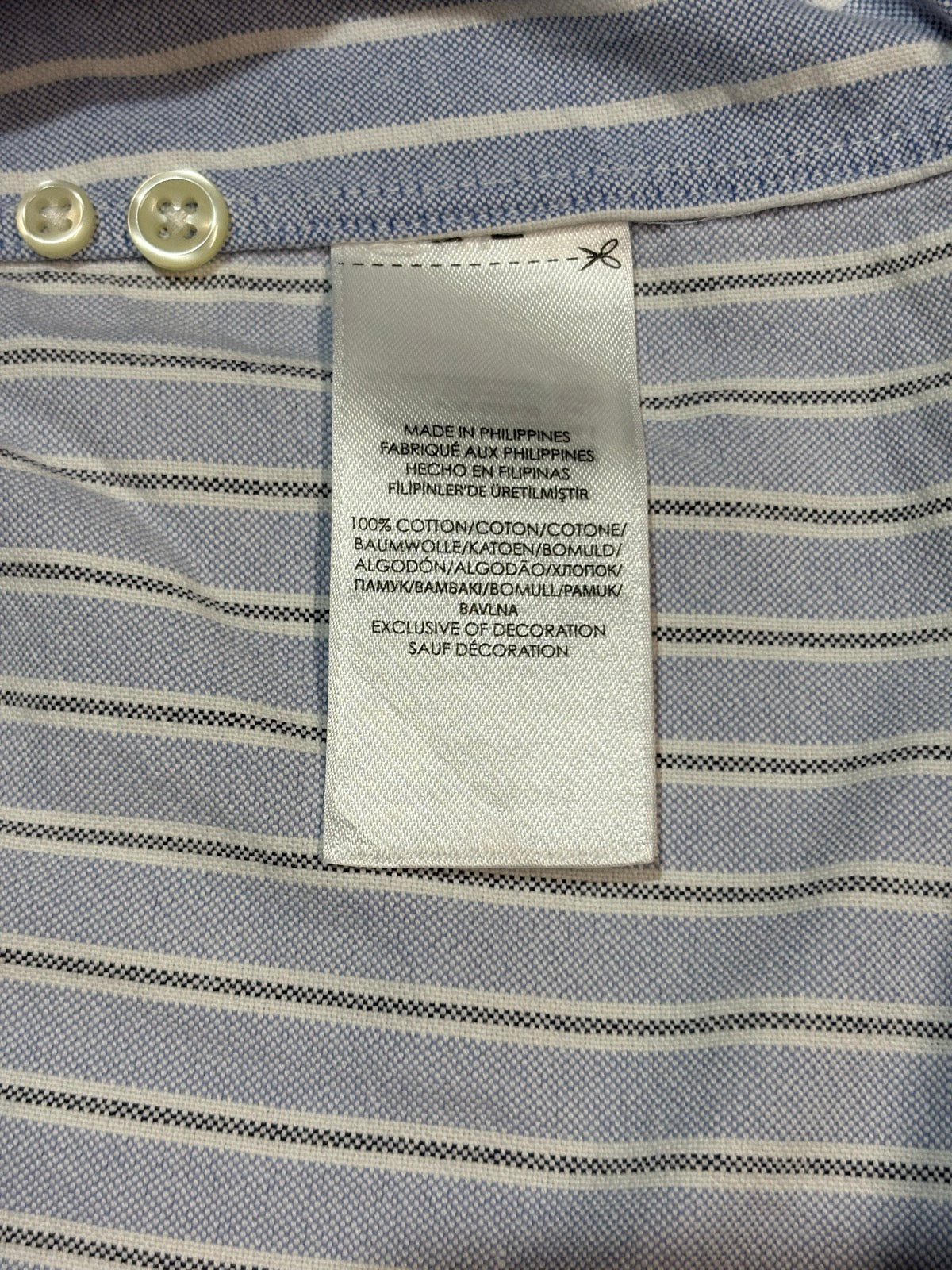 RALPH LAUREN「Oxford」Mixed Stripe ボタンダウンシャツ