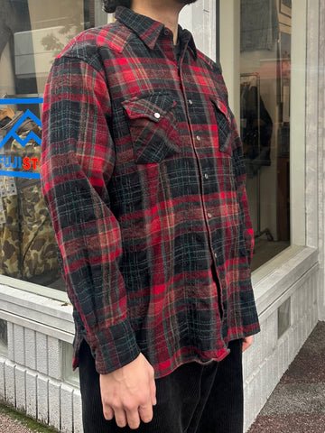 80's PENDLETON USA製 ネルシャツ