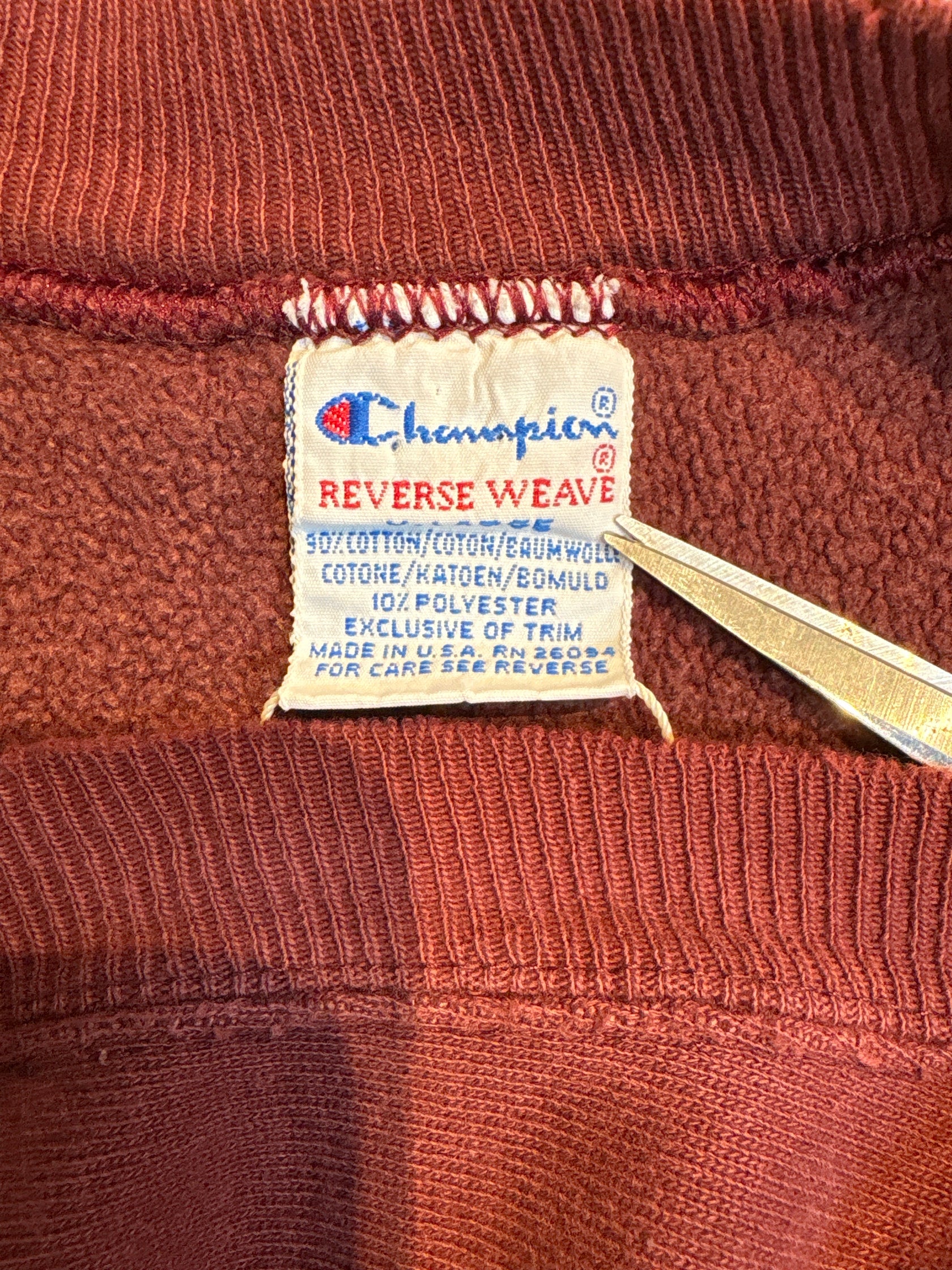 90's Champion「Reverse Weave」USA製 ワンポイントスウェット