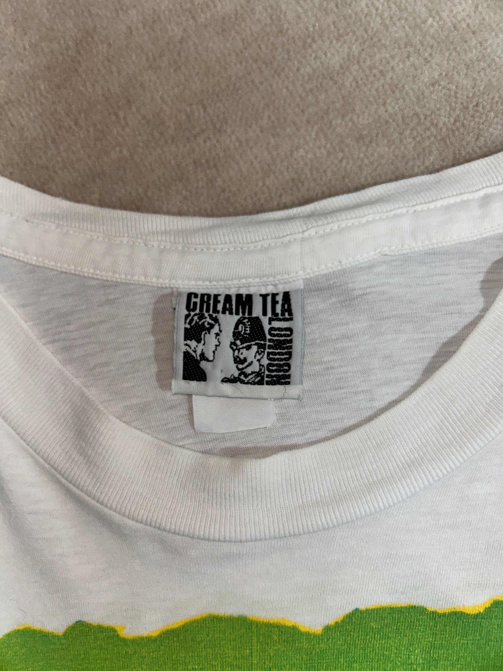 90's CREAM TEA「Tahitipasmil × The Misan」アートTシャツ
