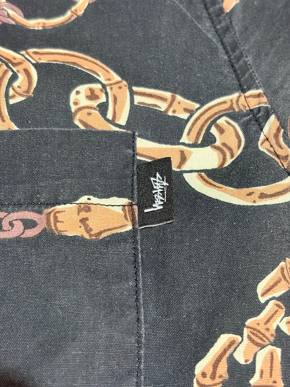 STUSSY「鎖柄」総柄シャツ – FUJI STORE(フジストア)｜古着