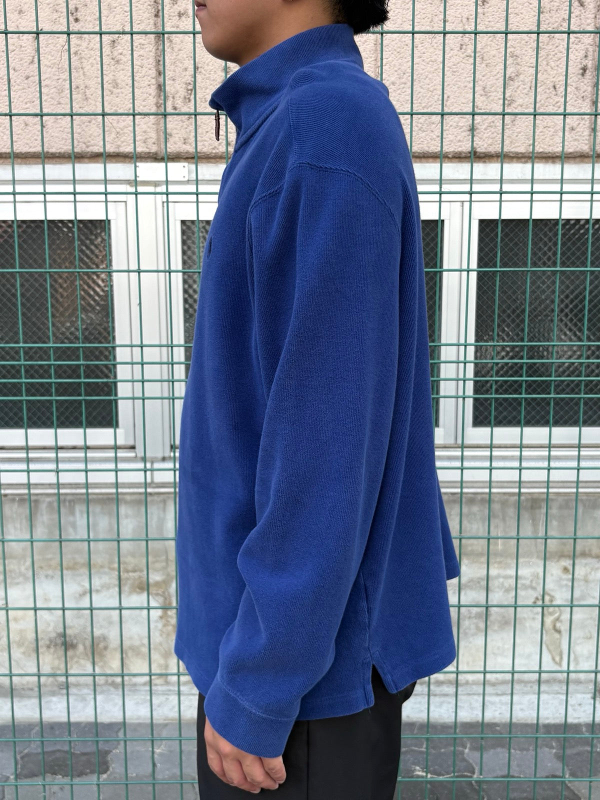90's POLO BY RALPH LAUREN ハーフジップニット