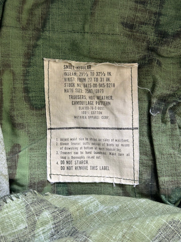 70's U.S.ARMY「JUNGLE FATIGUE」ミリタリーパンツ