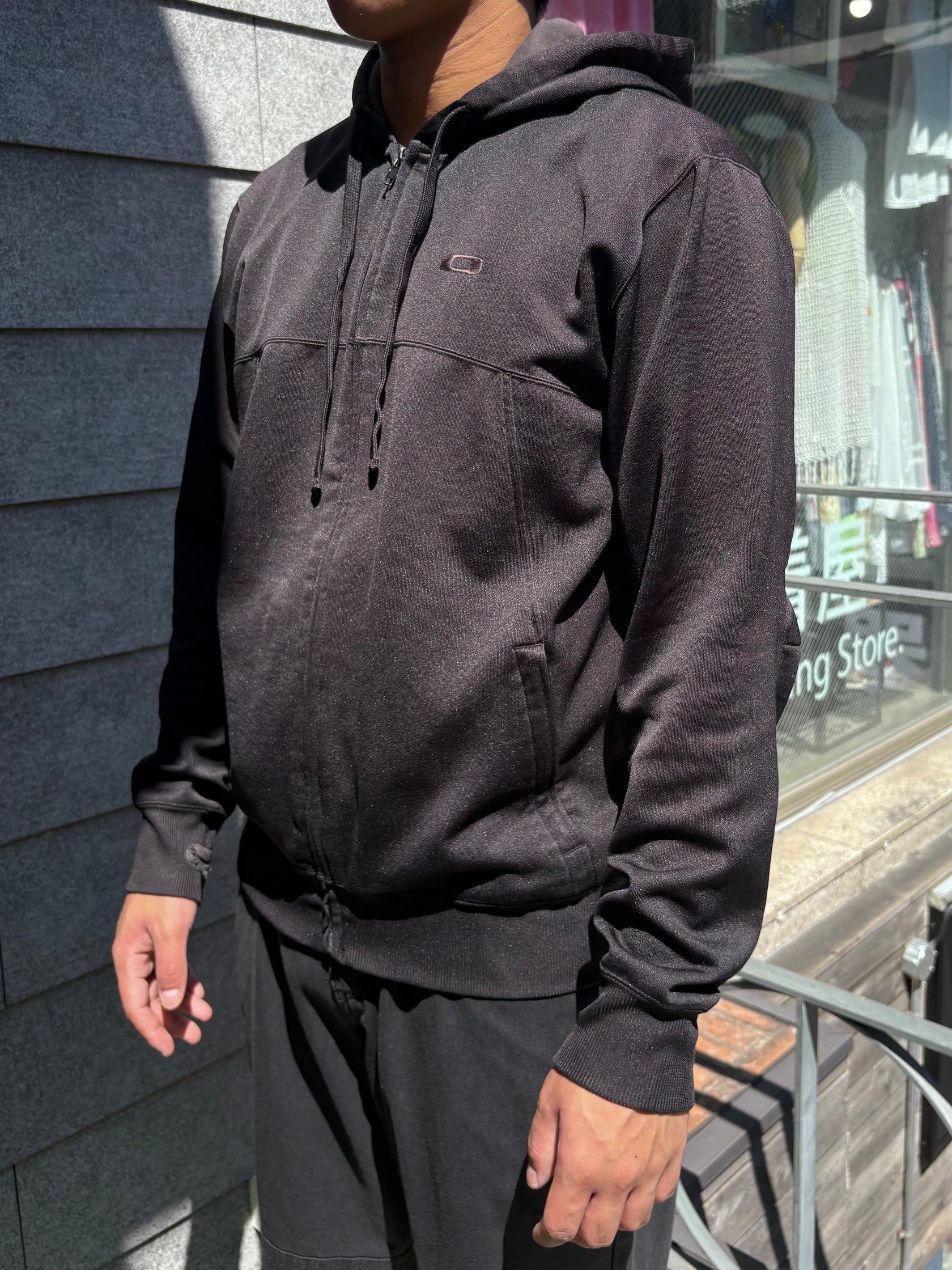 00's「OAKLEY」ジップアップパーカー