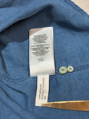 RALPH LAUREN「CLASSIC FIT INDIGO」ボタンダウンシャツ