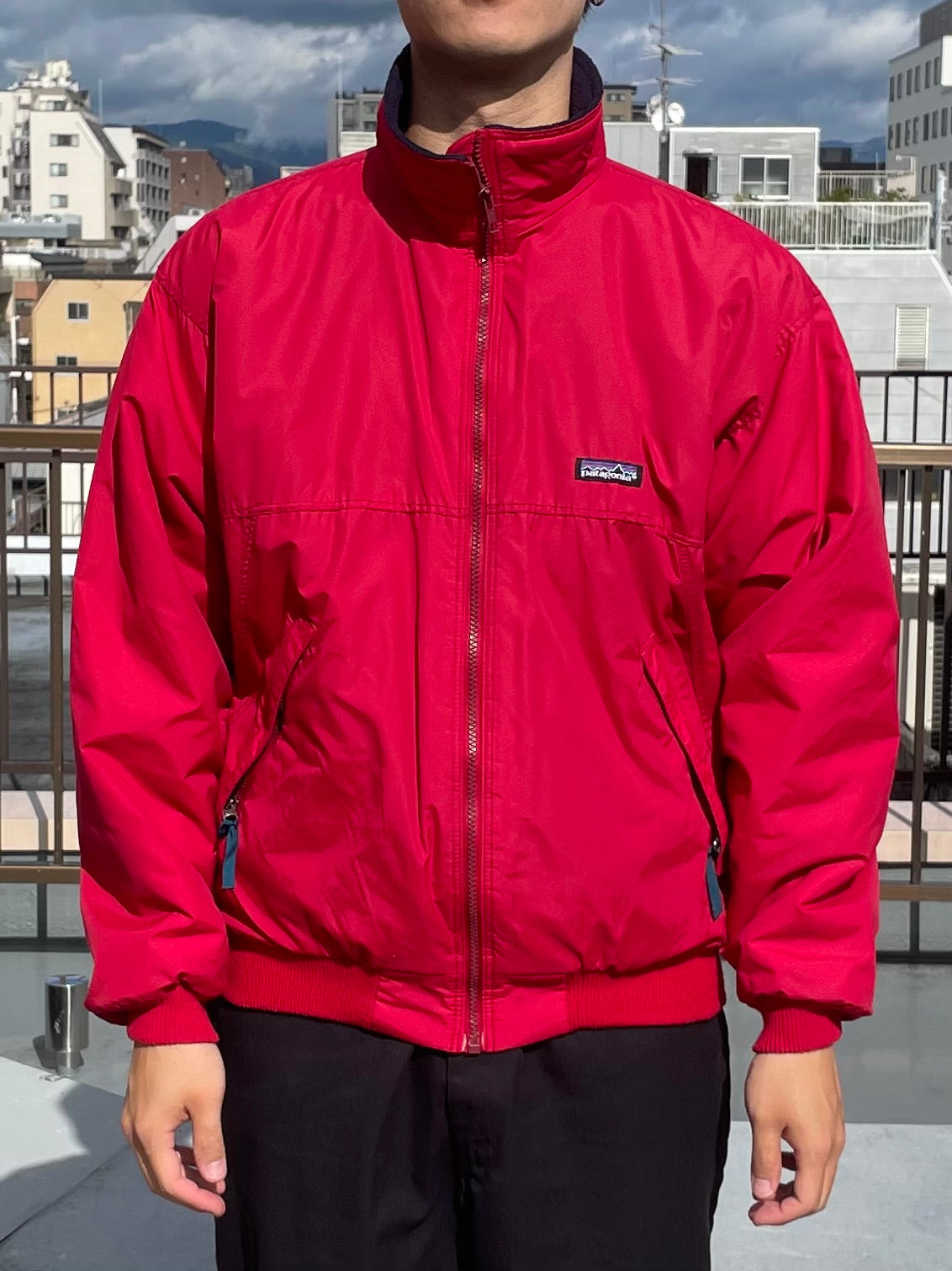 Patagonia スペシャル❗️ ナイロンジャケット 1984 Patagonia Nylon Featherweight Pullover, Emerald & Cobalt (M)