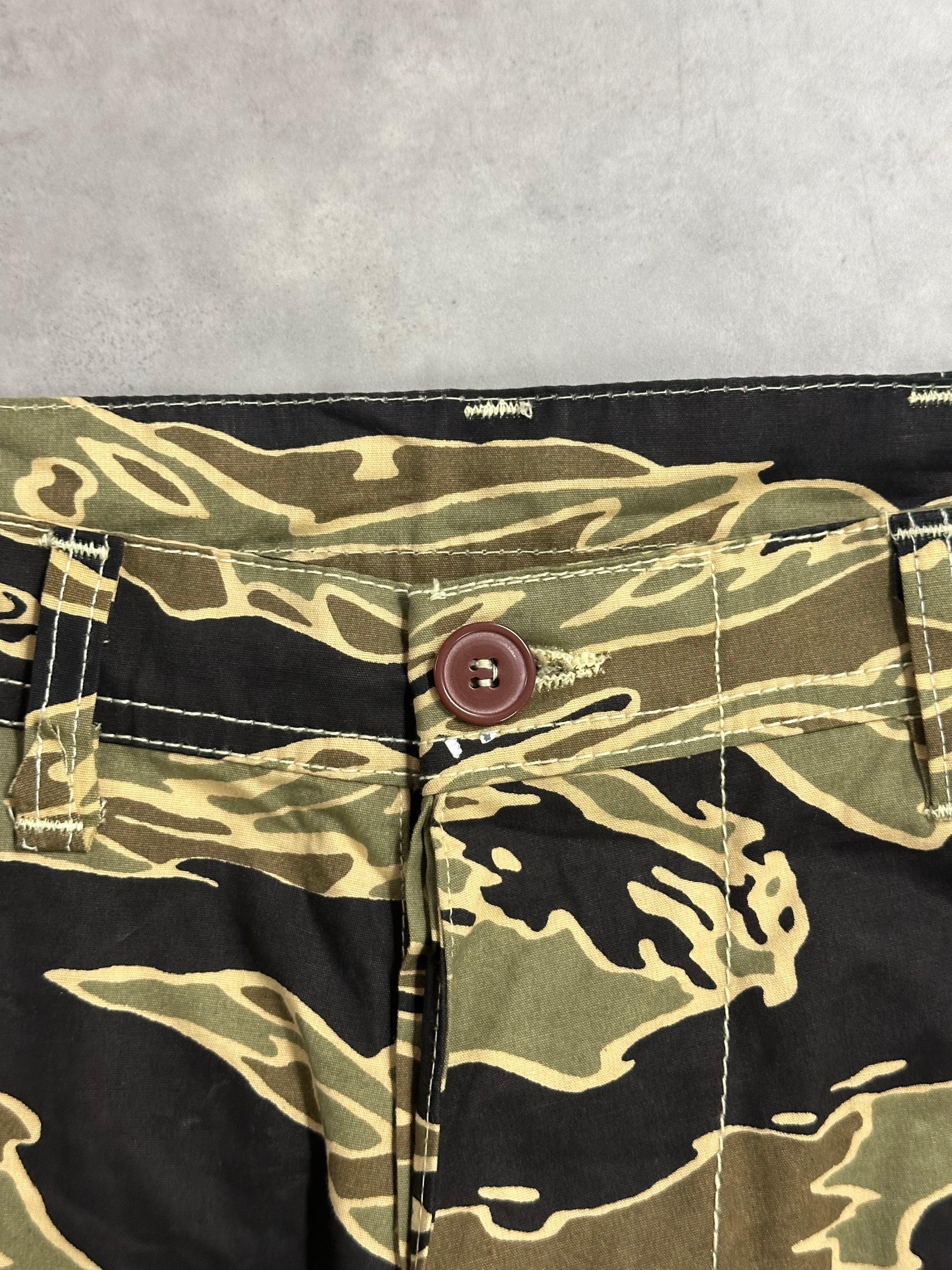 00's GOLD TIGER STRIPE TROUSER「Reissue」カーゴパンツ – FUJI STORE