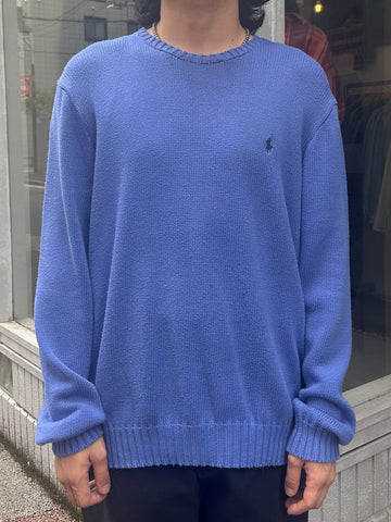 90's RALPH LAUREN ワンポイントニット