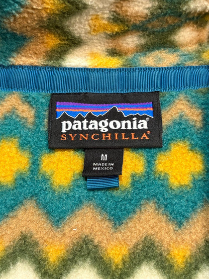 10's PATAGONIA Synchilla Snap-T「クリフ柄」フリースプルオーバー