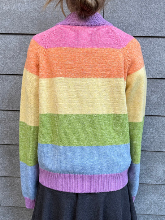 90's「LACOSTE 」 ジップアップニット