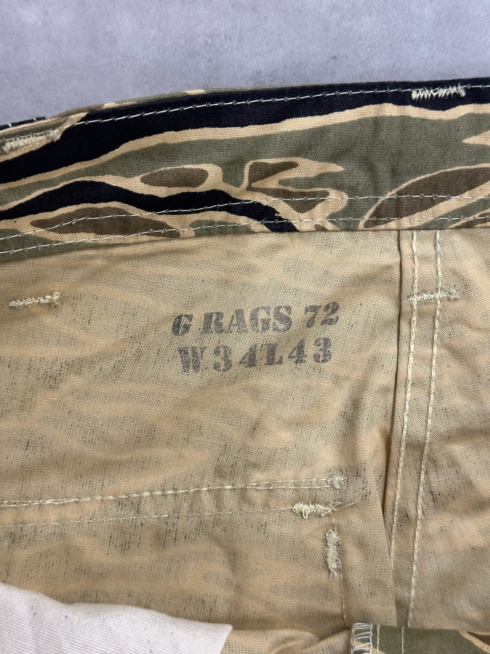00's GOLD TIGER STRIPE TROUSER「Reissue」カーゴパンツ