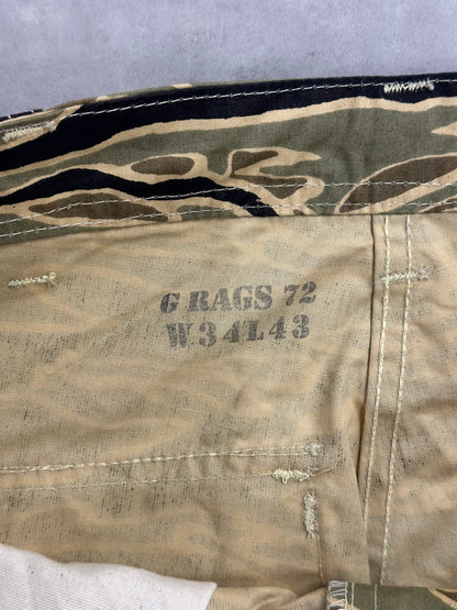 00's GOLD TIGER STRIPE TROUSER「Reissue」カーゴパンツ