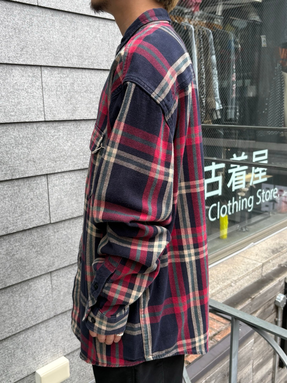 90's「Eddie Bauer」ネルシャツ