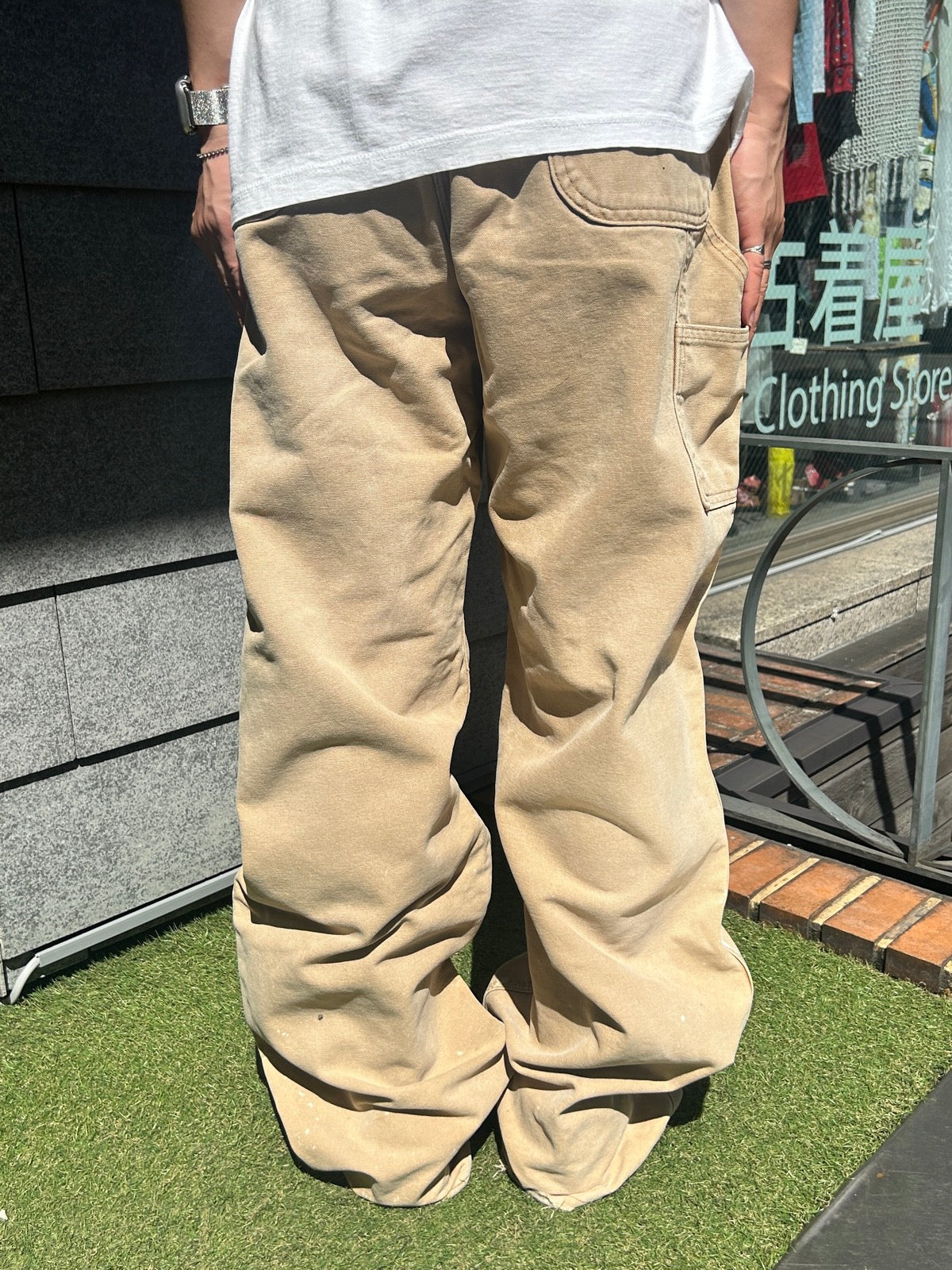 90s Carhartt「フランネルライナー付き」USA製 ペインターパンツ
