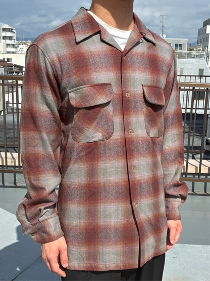 00's「Pendleton」USA製 ウールシャツ