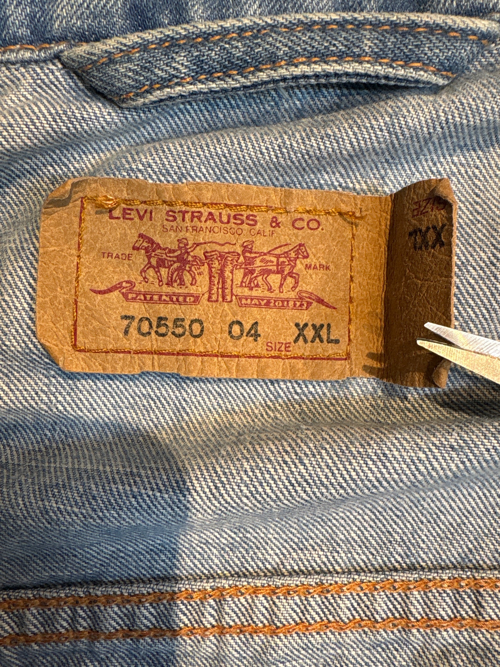 00's Levi's「70550」デニムジャケット