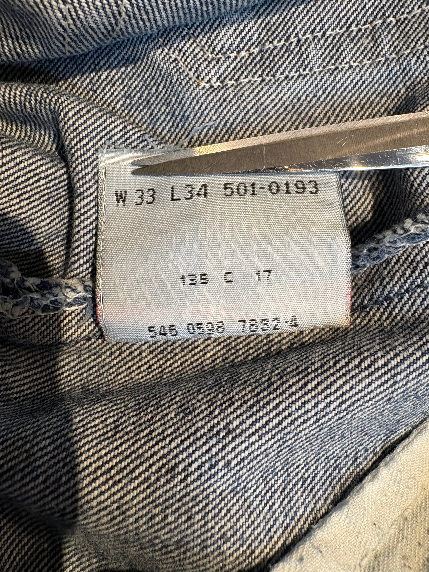 90's LEVI'S「501」USA製 デニムパンツ