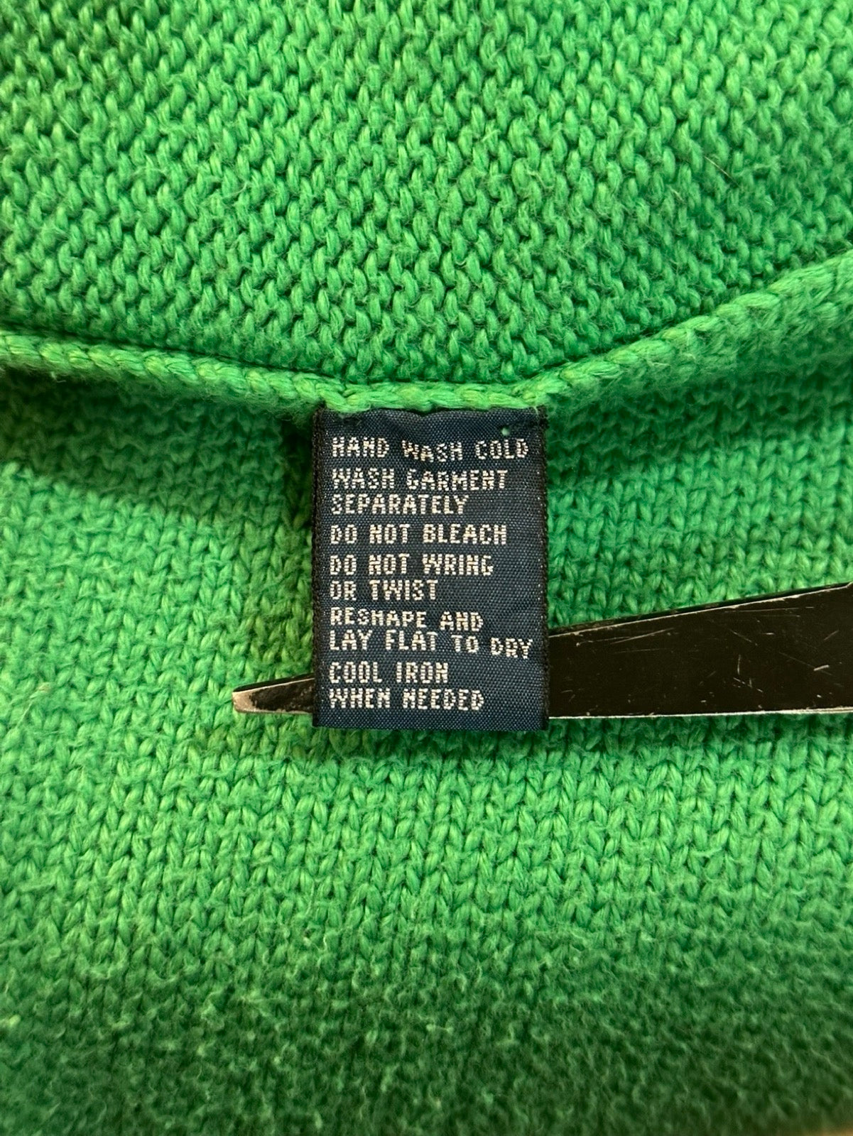 90's RALPH LAUREN ワンポイントニット　
