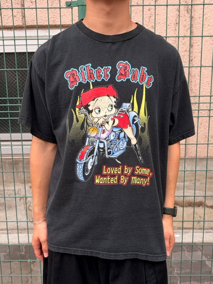 00's BETTY BOOP「Biker Babe」キャラクターTシャツ