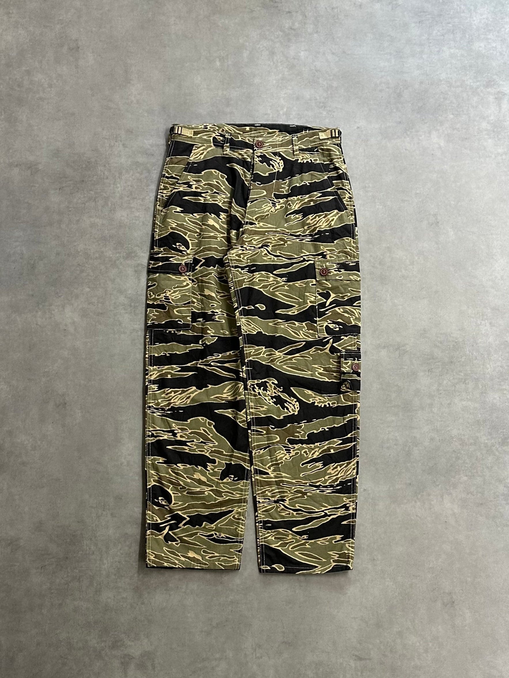 00's GOLD TIGER STRIPE TROUSER「Reissue」カーゴパンツ – FUJI STORE