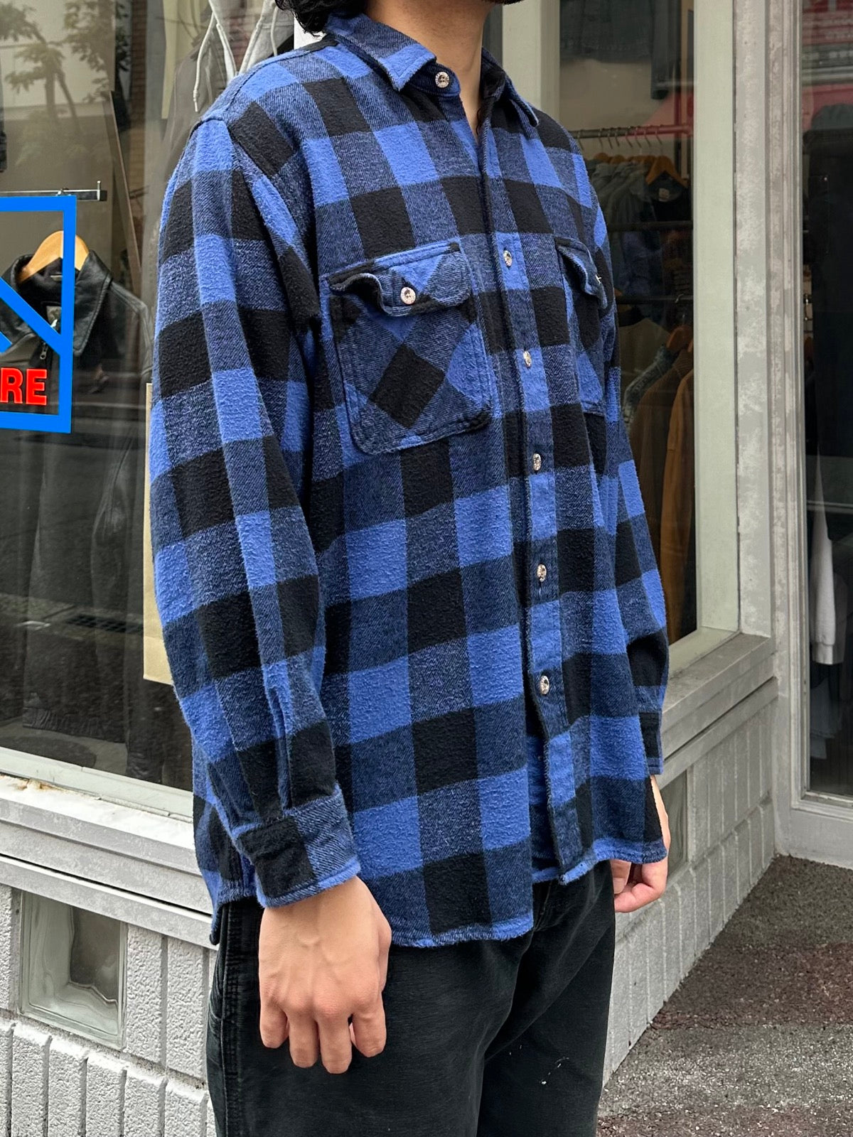 90's FIELD＆STREAM バッファローチェックシャツ