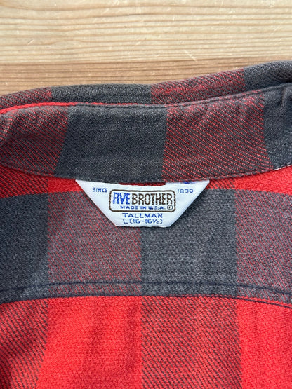 80's FIVE BROTHER USA製 バッファローチェックシャツ