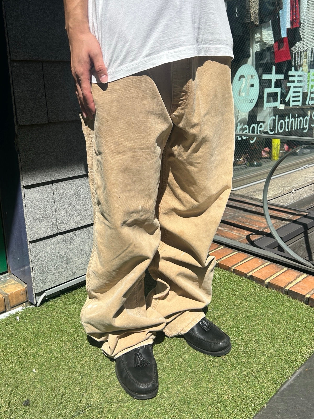 90s Carhartt「フランネルライナー付き」USA製 ペインターパンツ